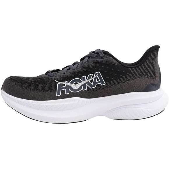 Hoka Womens Mach 6 Running Shoes - Black/White